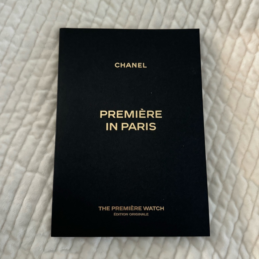 Chanel Premier‎ in Paris The Premierr Watch Edition Originale Notebook